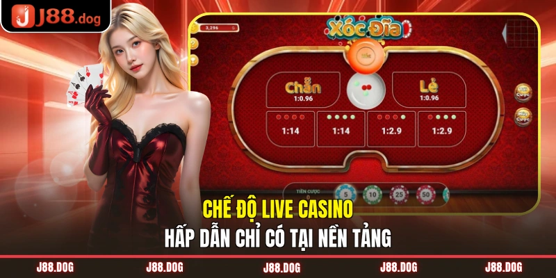Chế độ live casino hấp dẫn chỉ có tại nền tảng Chế độ live casino hấp dẫn chỉ có tại nền tảng