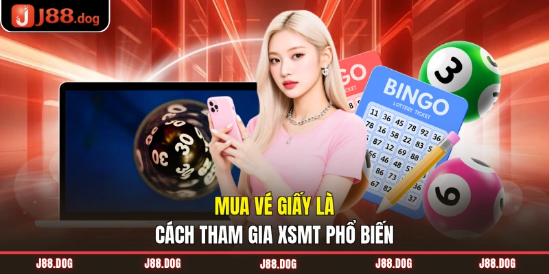 Mua vé giấy là cách tham gia XSMT phổ biến